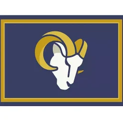Kirklands Home Los Angeles Rams Area Rug, 3x4 Blue