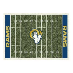 Clearance Kirklands Home Los Angeles Rams Home Field Area Rug, 6x8 Green