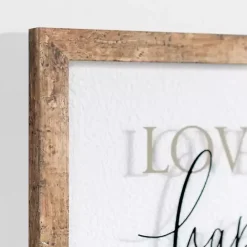 Kirklands Home Love Builds a Happy Home Wall Plaque
