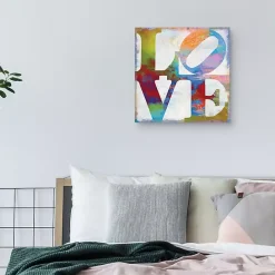 Discount Kirklands Home Love in Color Canvas Art Print