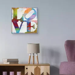 Discount Kirklands Home Love in Color Canvas Art Print