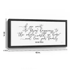 Online Kirklands Home Love Your Family Framed Giclee Canvas Art Print