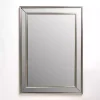 Kirklands Home Luxe Silver Beaded Wall Mirror