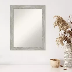 Best Kirklands Home Lyndon Dove Gray Wood Framed Mirror