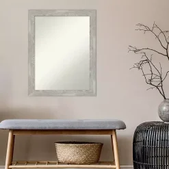 Best Kirklands Home Lyndon Dove Gray Wood Framed Mirror