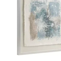 Hot Kirklands Home Madison Park Blue Abstract Framed Art Print