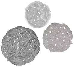 Hot Kirklands Home Madison Park Iron Feathers Wall Plaques, Set of 3