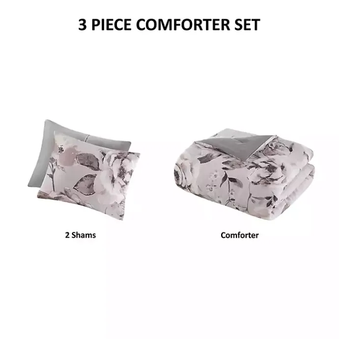 Online Kirklands Home Madison Park Penny 3-pc. King Comforter Set Purple