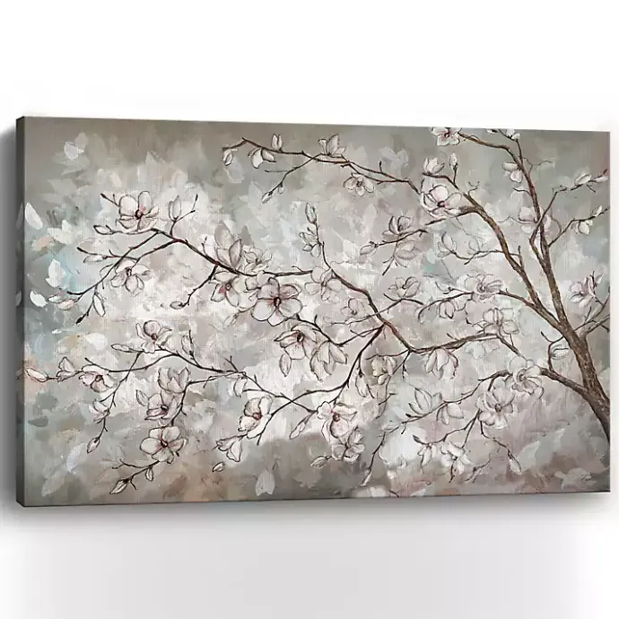 Discount Kirklands Home Magnolia Branches Landscape Canvas Art Print Tan
