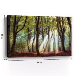 Discount Kirklands Home Majestic Morning Giclee Canvas Art Print Green