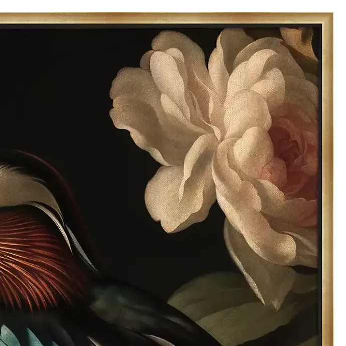Online Kirklands Home Mallard Floral Dutch Framed Canvas Art Print