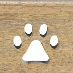 Outlet Kirklands Home Mango Wood Heart Cutout Dog Bowl