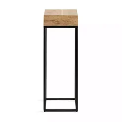 Online Kirklands Home Mango Wood Tabletop Square Side Table Tan
