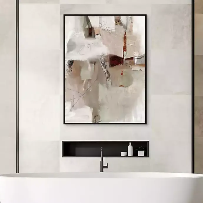 Best Kirklands Home Manifestation Framed Canvas Art Print Gray