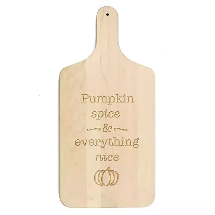 Online Kirklands Home Maple Pumpkin Spice Everything Nice Cutting Board Tan