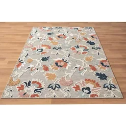 Clearance Kirklands Home Mara Floral Blossom Indoor/Outdoor Area Rug, 7x9