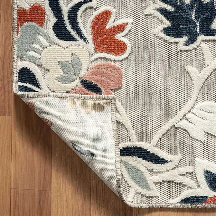 Clearance Kirklands Home Mara Floral Blossom Indoor/Outdoor Area Rug, 7x9