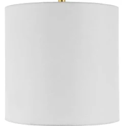Outlet Kirklands Home Marble and Gold Turret Buffet Lamp White
