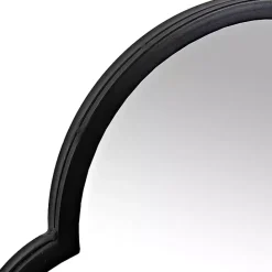 Hot Kirklands Home Maria Metal Arch Wall Mirror Black