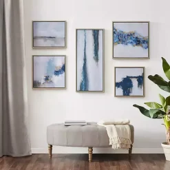 Clearance Kirklands Home Martha Stewart Blue Drift 5-pc. Framed Art