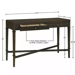 Kirklands Home Martha Stewart Console Table Brown