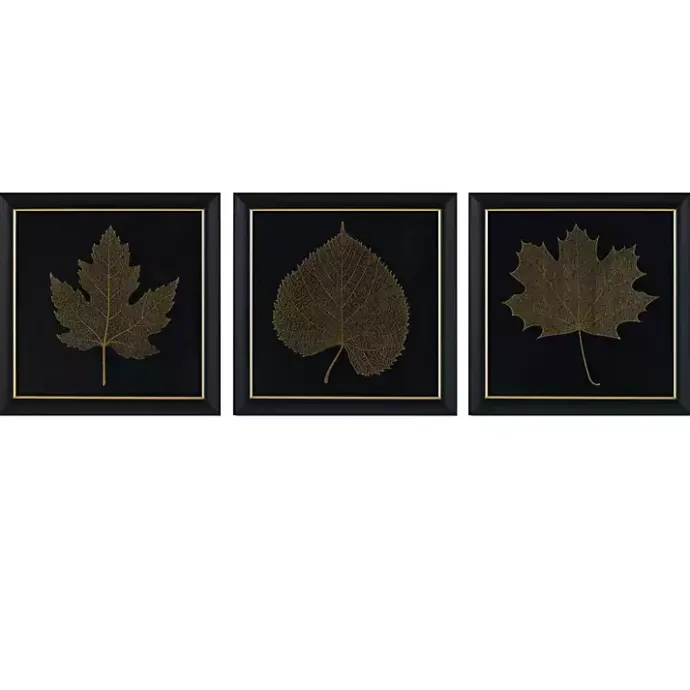 Sale Kirklands Home Martha Stewart Leaf Framed Prints, Set of 3