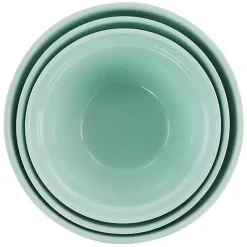 Best Kirklands Home Martha Stewart Mint Stoneware Bowls, Set of 3 Blue