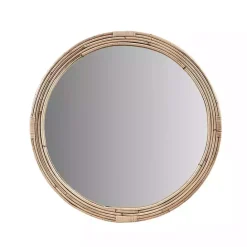 Clearance Kirklands Home Martha Stewart Natural Round Rattan Wall Mirror