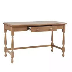 Hot Kirklands Home Martha Stewart Natural Wood Turned Legs Desk