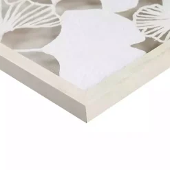 Discount Kirklands Home Martha Stewart Rice Paper Ginkgo Leaf Wall Plaque White