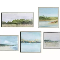 Hot Kirklands Home Martha Stewart Vista Canvas Art Prints, Set of 5