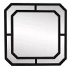 Discount Kirklands Home Matte Black Geometric Square Wall Mirror