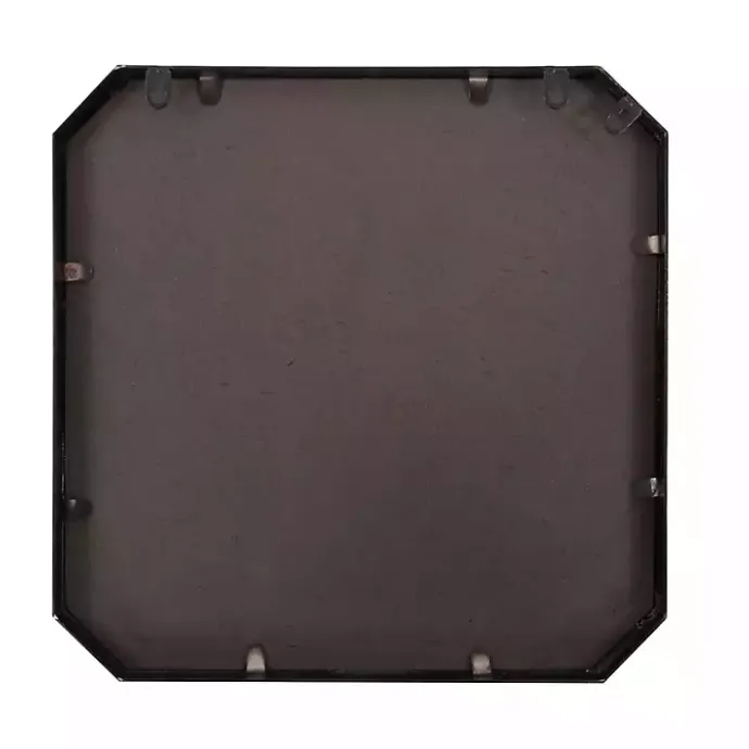 Discount Kirklands Home Matte Black Geometric Square Wall Mirror
