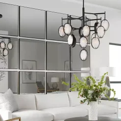 Sale Kirklands Home Matte Metal Square Framed Mirror Black