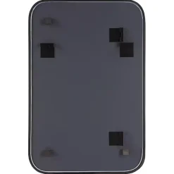 Online Kirklands Home Matte Black Rectangular Wall Mirror