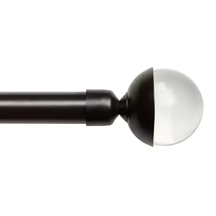 Best Kirklands Home Matte Bronze Eleanor Curtain Rod Set, 120 in.