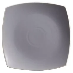 Hot Kirklands Home Matte Gray and Black 16-pc. Dinnerware Set