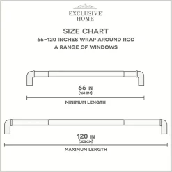 Sale Kirklands Home Matte Silver Hyde Wrap Around Curtain Rod, 120 in.