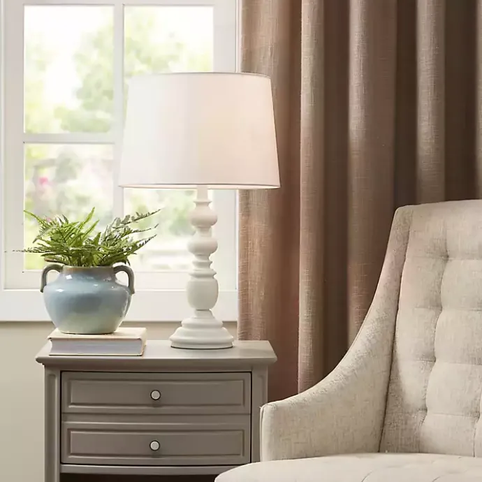 Best Kirklands Home Matte Candlestick Martha Stewart Table Lamp White