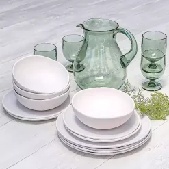 Sale Kirklands Home Matte Melamine Coupe Dinner Plates, Set of 6 White