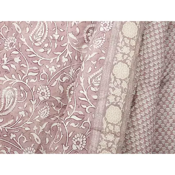 Hot Kirklands Home Mauve Scorro 5-pc. Queen Comforter Set Purple