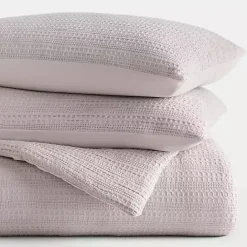 Kirklands Home Mauve Waffle Ultra-Soft 3-pc. King Comforter Set Pink