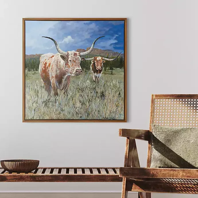 Kirklands Home Mavericks Framed Canvas Art Print