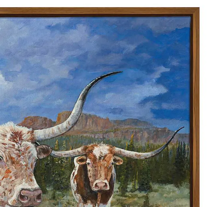 Kirklands Home Mavericks Framed Canvas Art Print