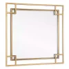 Discount Kirklands Home Mavis Bronze Open Square Frame Wall Mirror