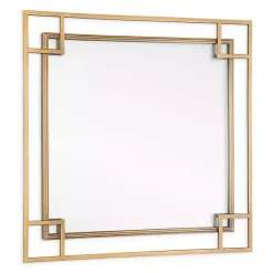Discount Kirklands Home Mavis Bronze Open Square Frame Wall Mirror