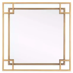 Discount Kirklands Home Mavis Bronze Open Square Frame Wall Mirror