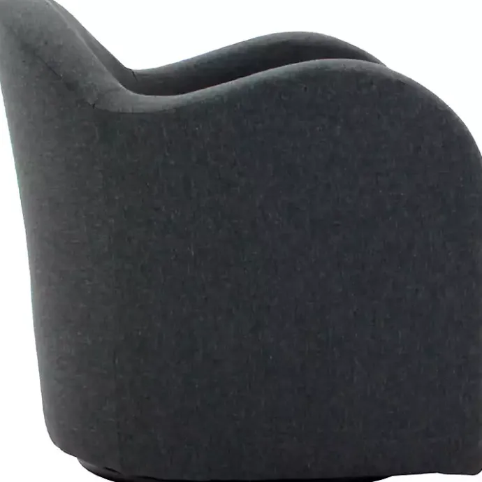 Online Kirklands Home Max Swivel Club Accent Chair Gray