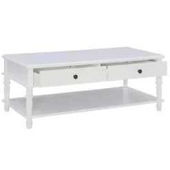 Online Kirklands Home McGhie 2-Drawer Coffee Table White