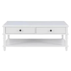 Online Kirklands Home McGhie 2-Drawer Coffee Table White